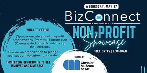 BizConnect Non-Profit Showcase at The Chrysler Museum
