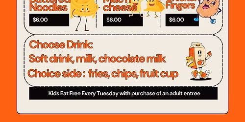 Kids Eat Free Tuesdays