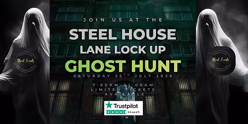 Ghost Hunt At The Steel House Lane Lock Up.