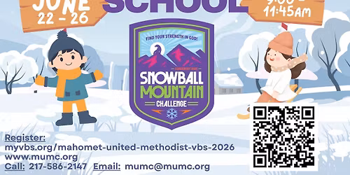 Vacation Bible School: Snowball Mountain Challenge