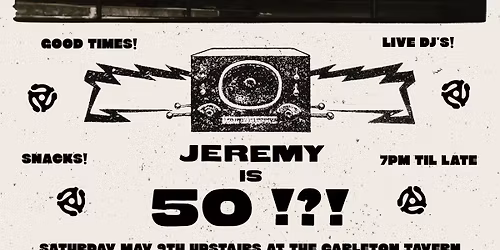 Jeremy is 50!?!
