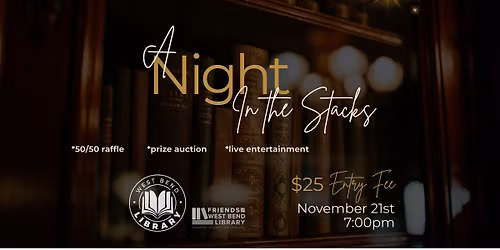 A Night in the Stacks:  A Library Fundraiser