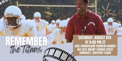 Remember the Titans: Community Evening and Free Screening