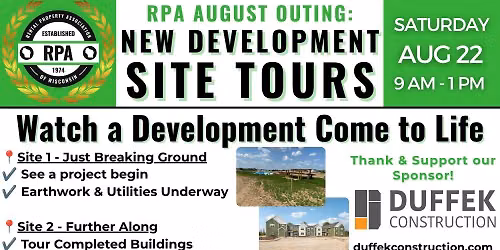 RPA Outing: New Development Site Tours