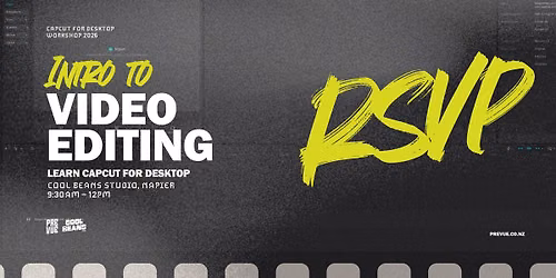Capcut for Desktop | Intro to Video Editing Workshop Hawke's Bay