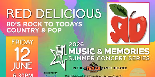 Music & Memories Concert - Red Delicious