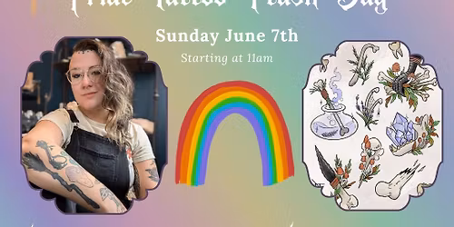 Pride Tattoo Flash Day with BBones Tattoos