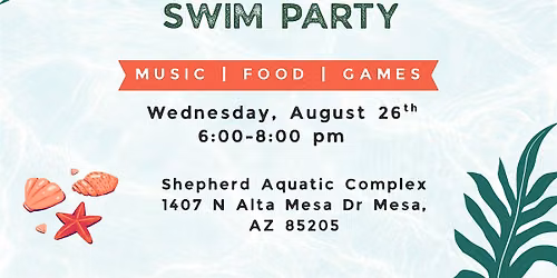 Harmony Park Ward Swim Party