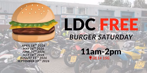 LDC FREE BURGER SATURDAY 2026