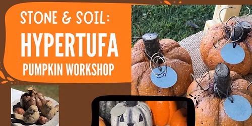 Stone & Soil: Hypertufa Pumpkin Workshop