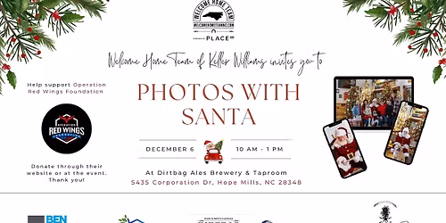 Welcome Home Team Presents Photos with Santa 2025