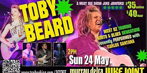 Toby Beard - the must see SA tour!