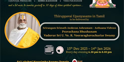 58th Thiruppavai Festival, Sri Desika Sabha Hyderabad-Secunderabad