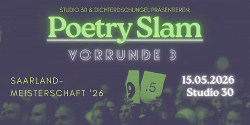 Dichterdschungel: Poetry Slam Vorrunde 3