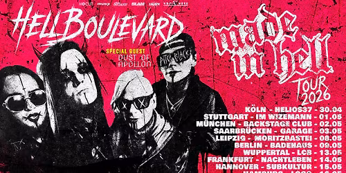 Hell Boulevard - Made in Hell Tour 2026 Hannover