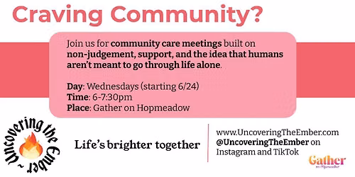  Community Care Meetups
