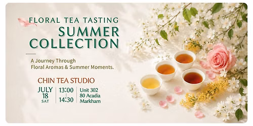 Floral Tea Tasting | Summer Collection