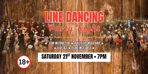 Line Dancing Party Night!