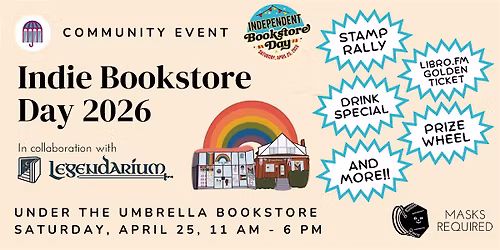 Indie Bookstore Day 2026 at Under the Umbrella