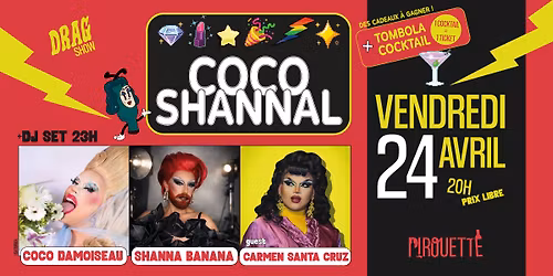 COCO SHANNAL \/ Dragshow mensuel \u2022 ven 24 AVRIL 