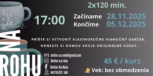 Keramika- VIANO\u010cN\u00dd DAR\u010cEK