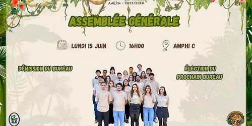Assembl\u00e9e G\u00e9n\u00e9rale de D\u00e9mission\/\u00c9lection 