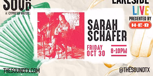 Lakeside Live: Sarah Schafer