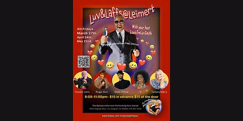 Stand Up Comedy - with your host Louis Tra Luv Smith