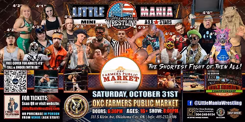 Oklahoma City, OK - Little Mania Mini Wrestling @ OKC Farmers Market