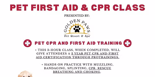 Pet First Aid & CPR Class