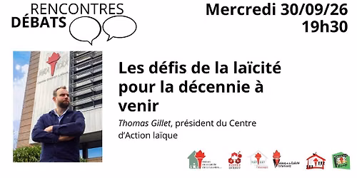 Rencontre-débat "Les défis de la laïcité pour la décennie à venir"