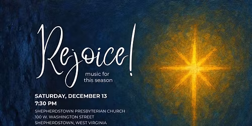 Rejoice! Choral music for this season