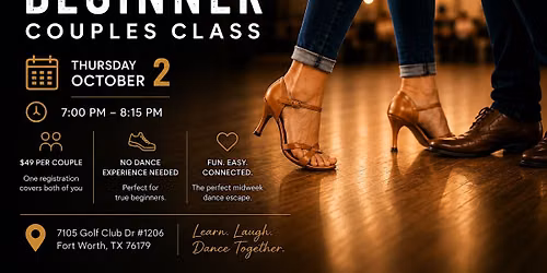 Cuban Salsa Beginner Couples Class Oct 2nd