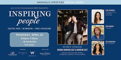 Nashville Lifestyles "Inspiring People" Cocktail Hour + Panel Discussions