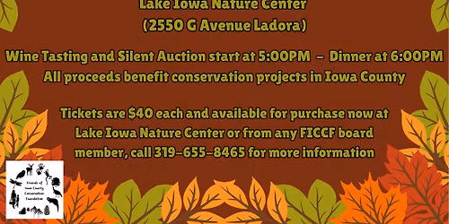 Friends of Iowa County Conservation Foundation Fall Banquet