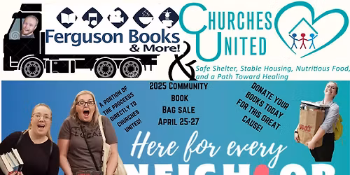 Ferguson Books Bag Sale with Churches United!
