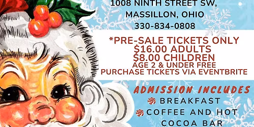 Saturday Breakfast with Santa at Ninth Street Event Center