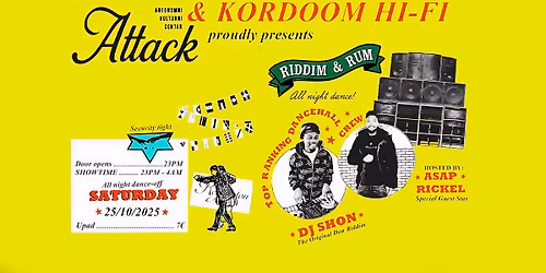 Riddim & Rum w\/ DJ Shon