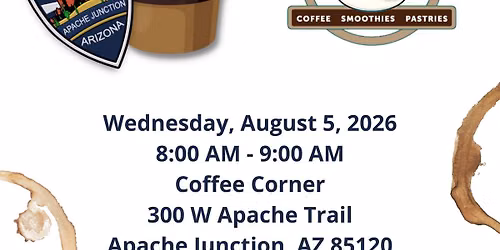 Coffee With a Cop - Coffee Corner
