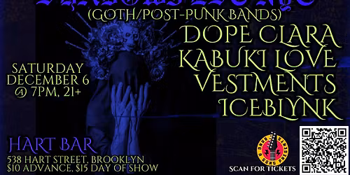 SHADOWFEST NYC @ Hart Bar, Saturday December 6