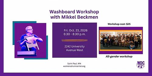 Washboard with Mikkel Beckmen