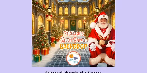 Pictures with Black Santa