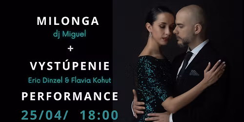 Milonga s vyst\u00fapen\u00edm Erica a Flavie | Milonga with a performance by Eric and Flavia