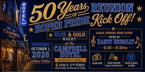 BLUE & GOLD Night! Class of '76 50th Reunion Kick Off 