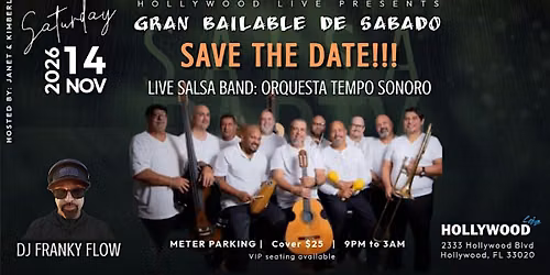 LIVE Salsa Band & Dancing at Hollywood Live