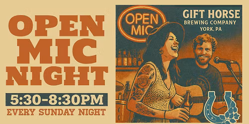 Open Mic at Gift Horse Brewing Company
