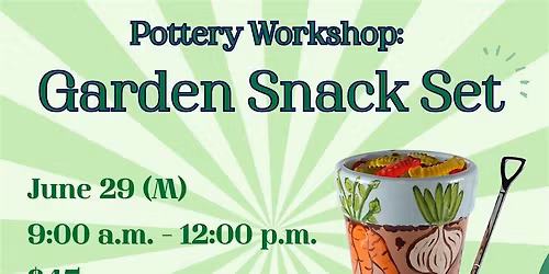 KIDS CAMP: Garden Snack Set