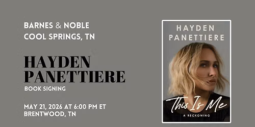 Hayden Panettiere Celebrates THIS IS ME: A Reckoning at B&N Cool Springs!