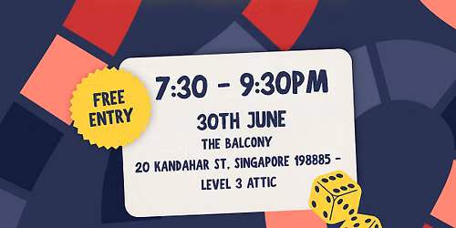 The Lepak Initiative x The Balcony's June Game Night