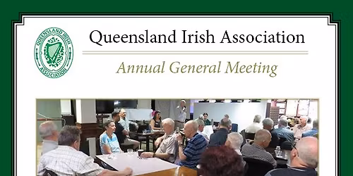 Queensland Irish Association Annual General Meeting 